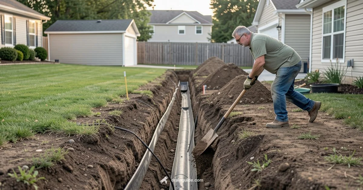 French Drain Install French Drain Install - Drain Guide