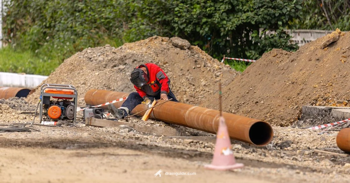 Corrugated Drain Path - Drain Guide