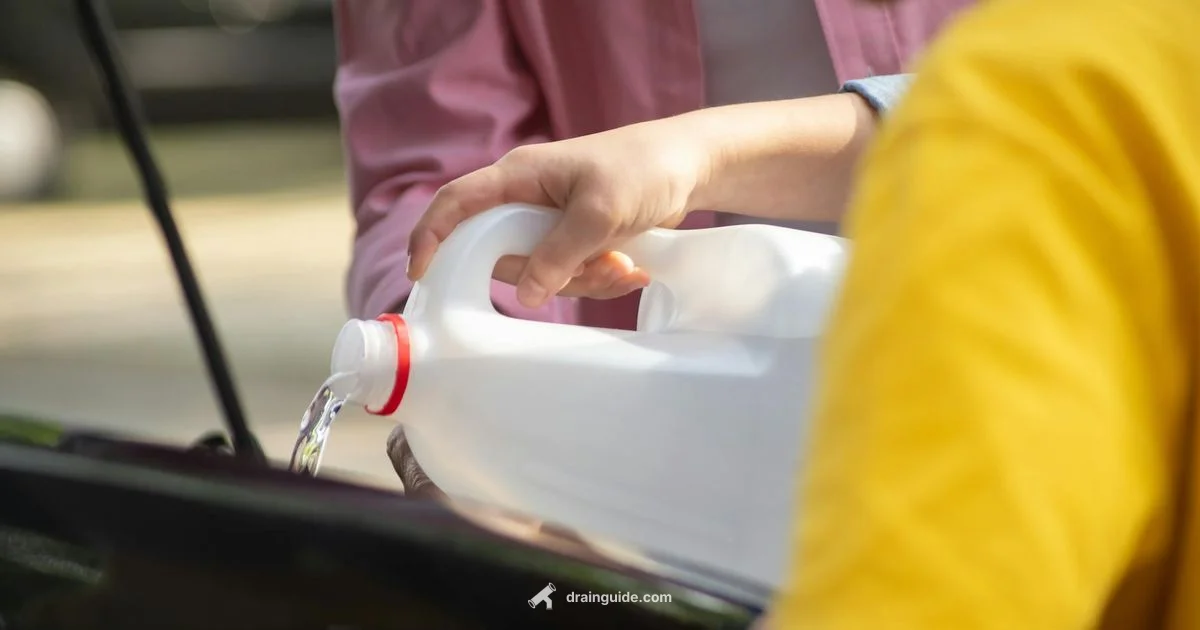 Power Steering Drain - Drain Guide