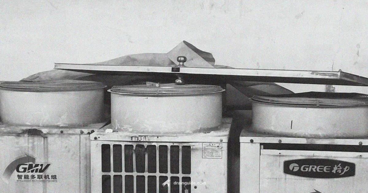 Clean AC Drain Pan - Drain Guide