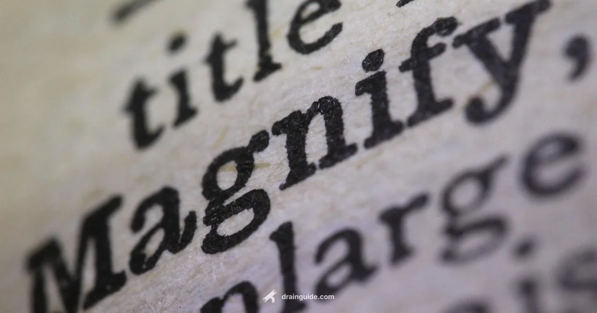 Draining Meaning Guide - Drain Guide