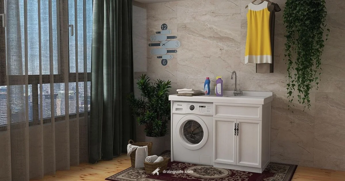 Washer Drain Trap Guide - Drain Guide