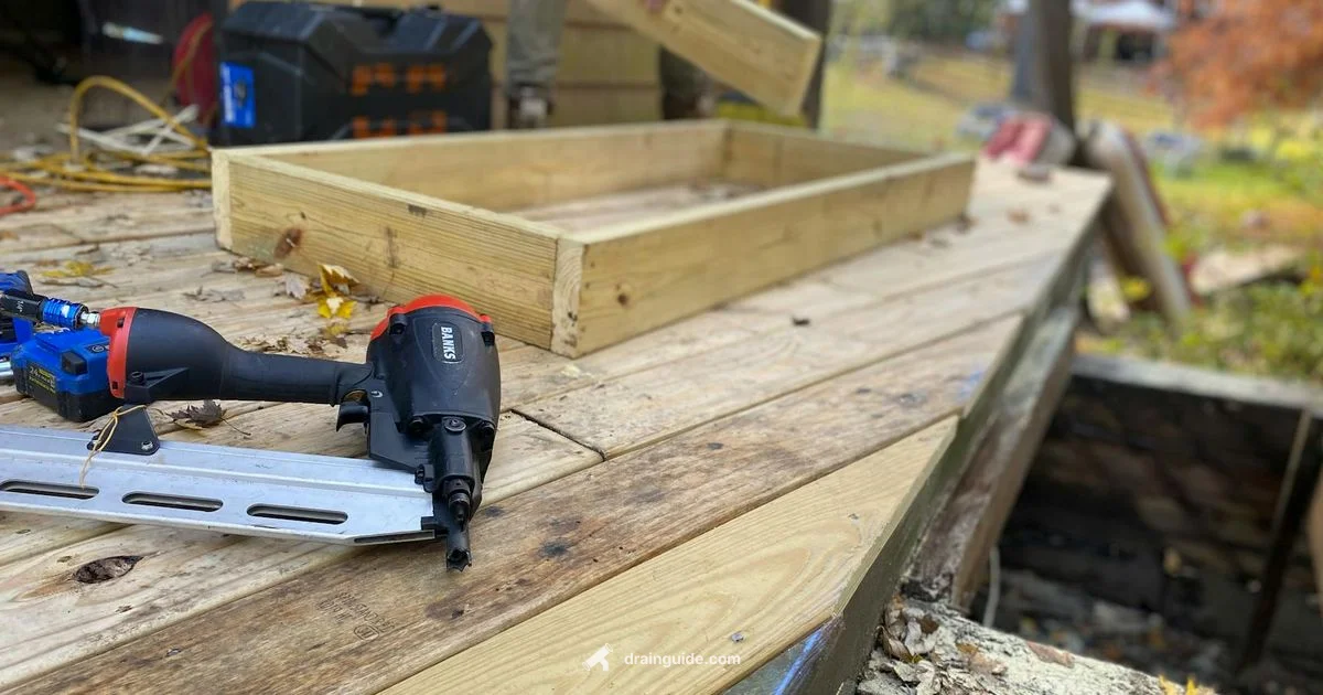 Under Deck Drain Setup - Drain Guide