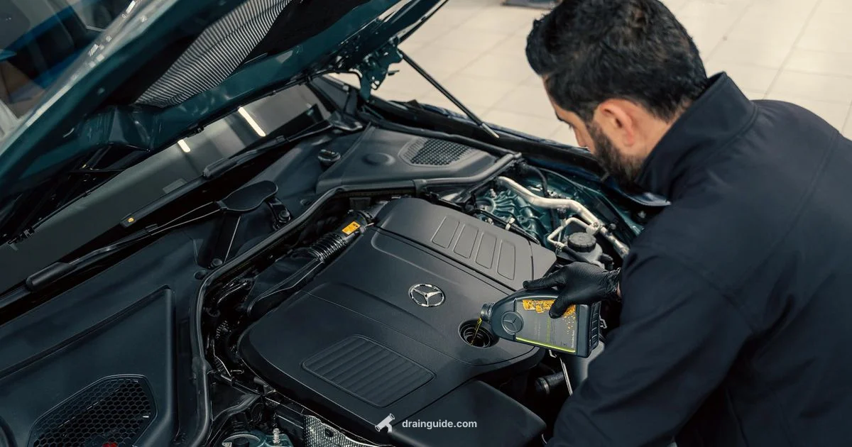 Oil Pan Drain Guide Oil Pan Drain Guide