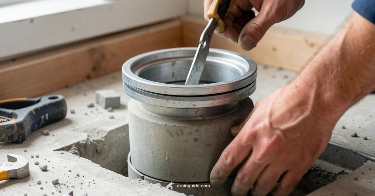 Drain with Trap - Drain Guide