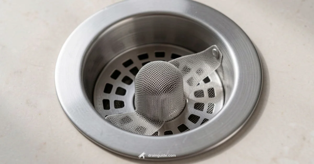 Shower Hair Catcher Guide - Drain Guide