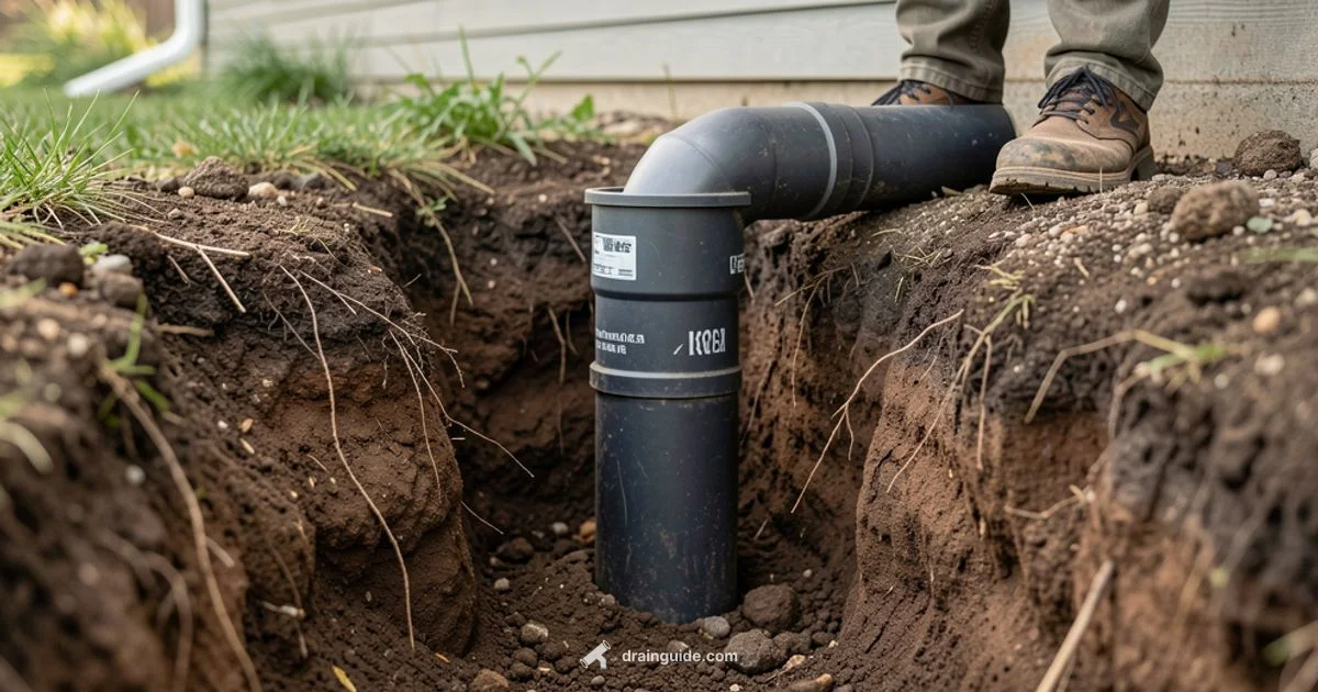 Foundation Drain Pipe Guide - Drain Guide