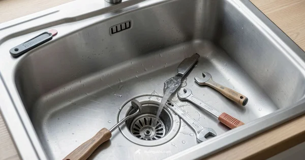 Kitchen Sink Fix - Drain Guide