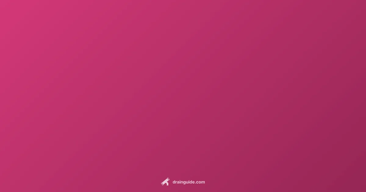 Fix It Fast - Drain Guide (illustration)