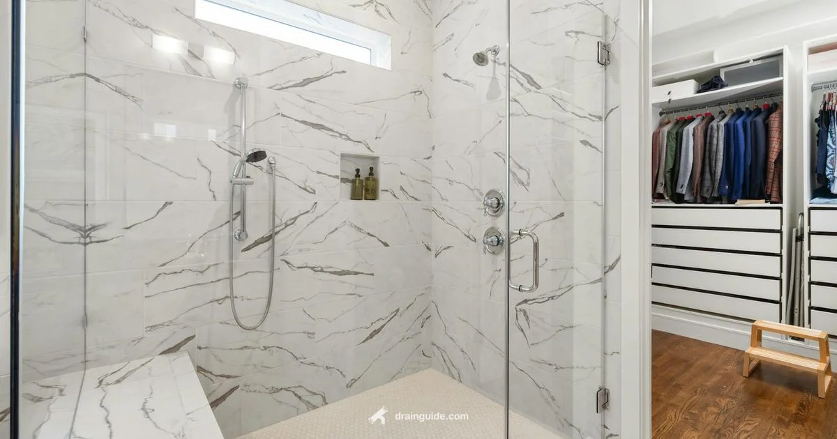 Walk-In Shower Drain Guide