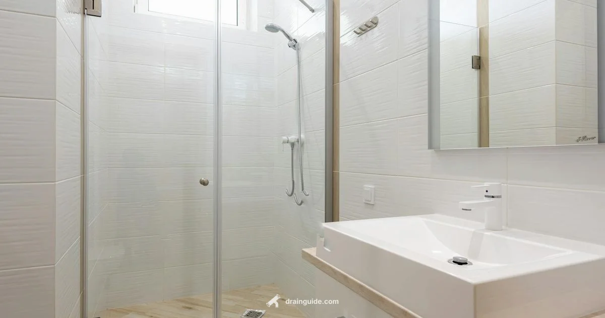 Shower Drain Fix - Drain Guide