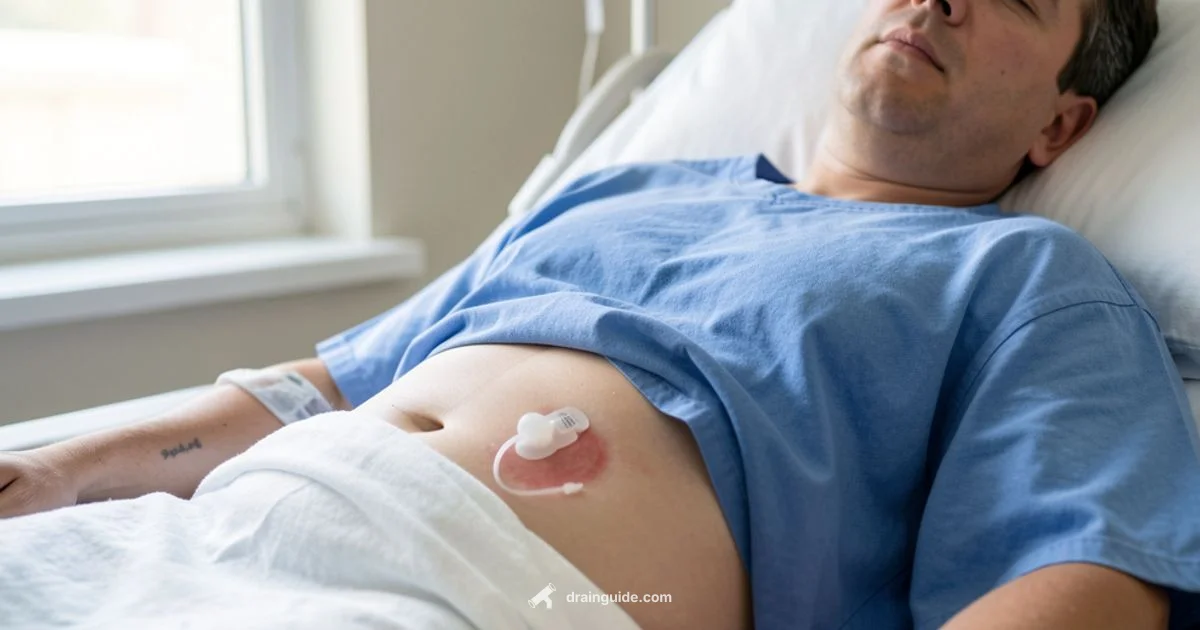 Abdominal Drain Guide