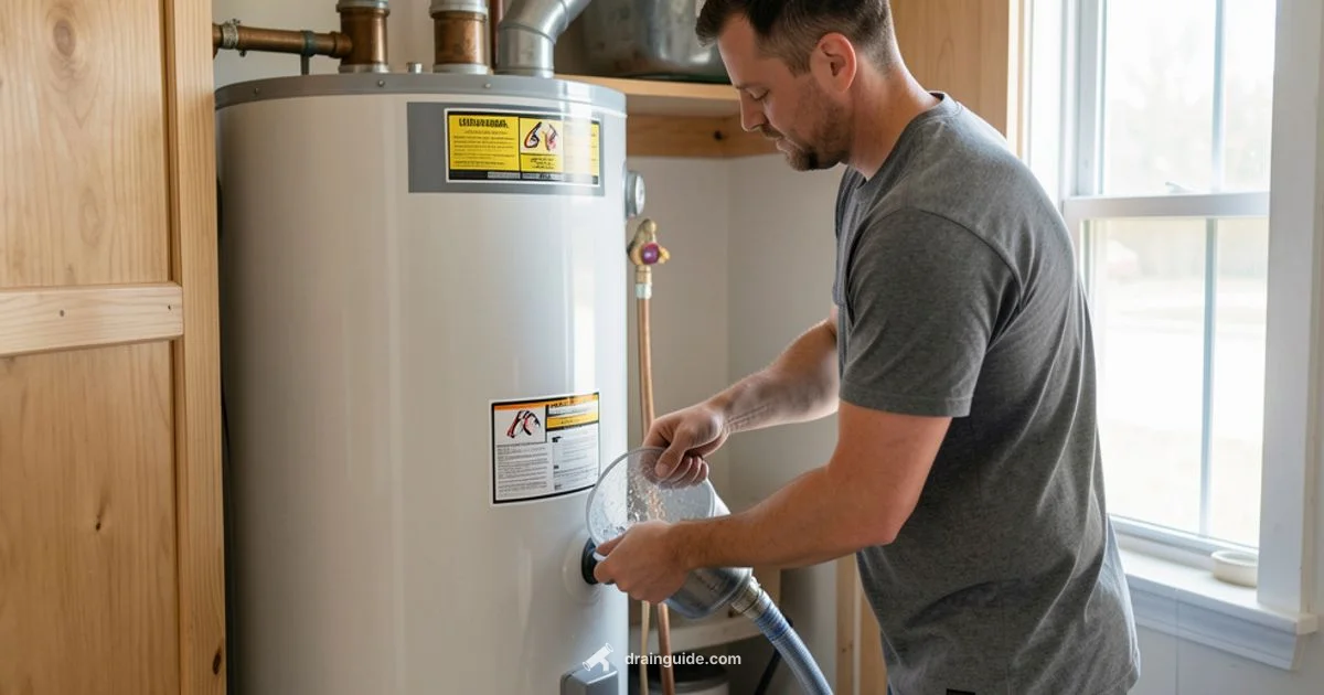 Drain Hot Water Tank - Drain Guide
