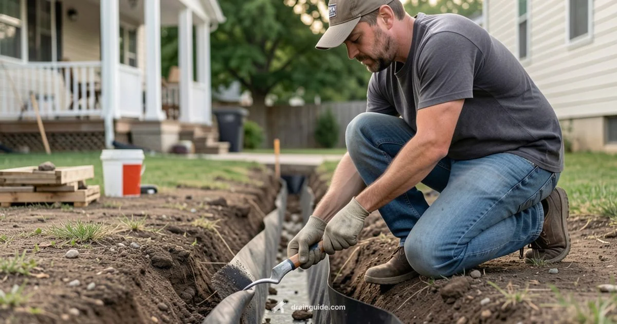 French Drain Kit - Drain Guide
