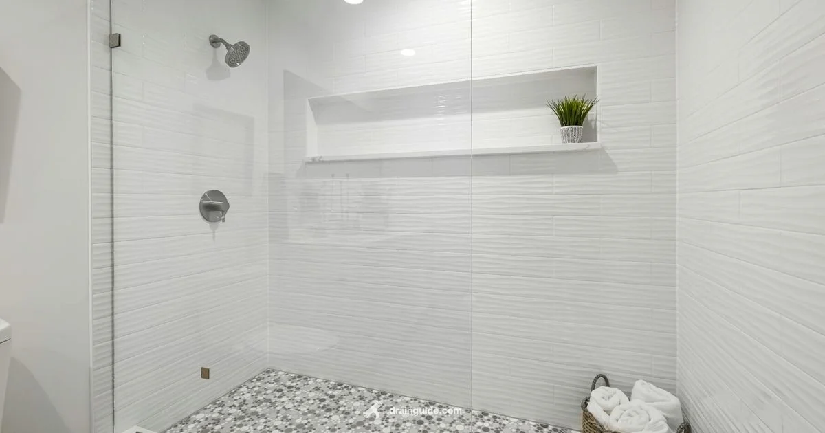 Channel Drain Shower - Drain Guide